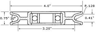 Round Idler Dimensions