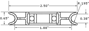 Round Idler Dimensions