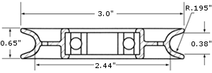 Round Idler Dimensions